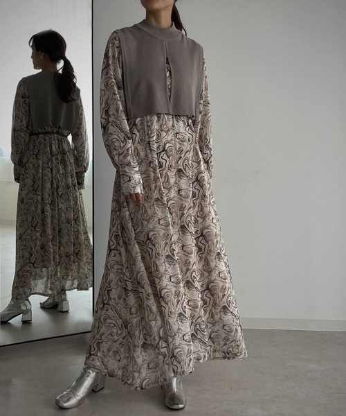 &g'aime（アンジェム）の「【&g'aime】ハイネックショートベスト（ベスト・レディース・ブラック/グレー/グレイッシュベージュ・FREE）」の17枚目の写真