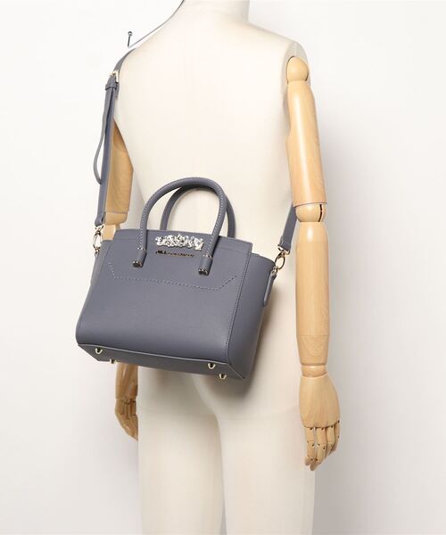 JILL by JILL STUART（ジルバイジルスチュアート）の「ビジューロイヤルトート（トートバッグ・レディース・ブルー/ネイビー/ホワイト系その他3/グレー系その他3/ブラック/パープル系その他4・FREE）」の16枚目の写真