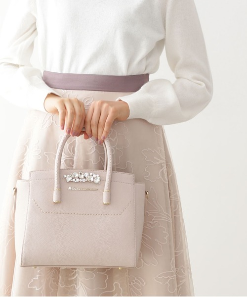 JILL by JILL STUART（ジルバイジルスチュアート）の「ビジューロイヤルトート（トートバッグ・レディース・ブルー/ネイビー/ホワイト系その他3/グレー系その他3/ブラック/パープル系その他4・FREE）」の6枚目の写真