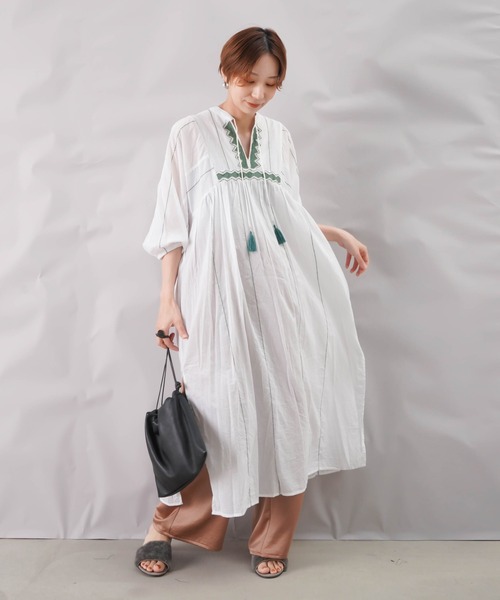 Lc Lll コットンボイル刺繍ワンピース ワンピース Luca Lady Luck Luca ルカ レディラックルカ のファッション通販 Zozotown