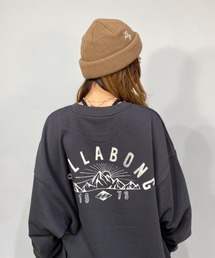 【ムラサキスポーツ別注】BILLABONG/ビラボン  ルーズシルエット  撥水バックプリントロゴトレーナー   BB014-028
