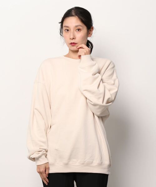 BILLABONG(ビラボン)の「【ムラサキスポーツ別注】BILLABONG/ビラボン ルーズシルエット 撥水バックプリントロゴトレーナー BB014-028(スウェット・レディース・ブラック/ホワイト・M/L)」の14枚目の写真