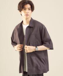 green label relaxing | ＜green label relaxing＞TWウォッシャブルトロ Wステッチ シャツ -ストレッチ-(シャツ/ブラウス)