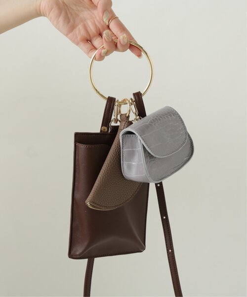 RAY CASSIN（レイカズン）の「マルチリングバッグ（ショルダーバッグ・レディース・キナリ/ブラック/ブラウン・FREE）」の12枚目の写真