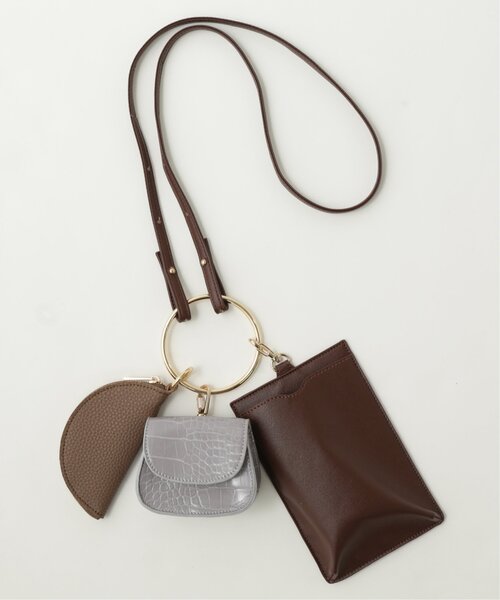 RAY CASSIN（レイカズン）の「マルチリングバッグ（ショルダーバッグ・レディース・キナリ/ブラック/ブラウン・FREE）」の16枚目の写真