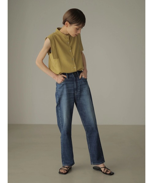 rem closet（レムクローゼット）の「ストレートハイライズデニム（デニムパンツ・レディース・ブルー系その他/ワンウォッシュ・1/0）」の13枚目の写真