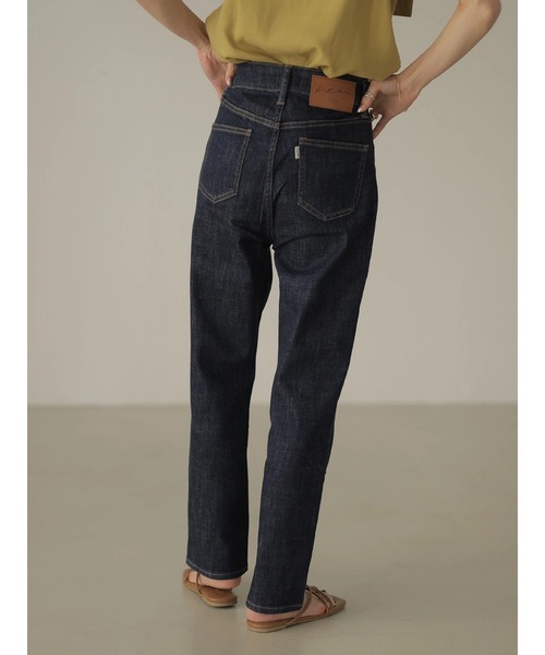 rem closet（レムクローゼット）の「ストレートハイライズデニム（デニムパンツ・レディース・ブルー系その他/ワンウォッシュ・1/0）」の5枚目の写真