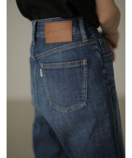 rem closet（レムクローゼット）の「ストレートハイライズデニム（デニムパンツ・レディース・ブルー系その他/ワンウォッシュ・1/0）」の20枚目の写真