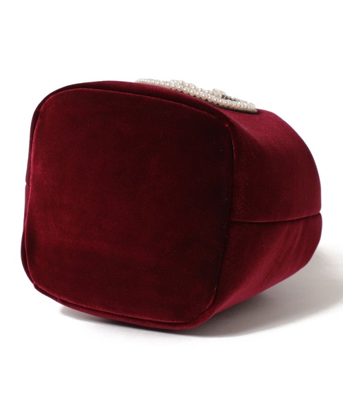 Ray BEAMS(レイビームス)の「ECODECO / ベルベット 巾着 バッグ(トートバッグ・レディース・ネイビー/ワイン・ONE SIZE)」の21枚目の写真