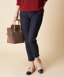 【洗濯機で洗える】スリムデニムパンツ