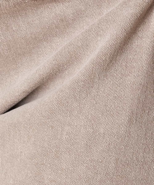 OFUON le MK（オフオンルエムケー）の「【洗濯機で洗える】スリムデニムパンツ（デニムパンツ・レディース・ネイビー/ベージュ・40/38/36）」の6枚目の写真