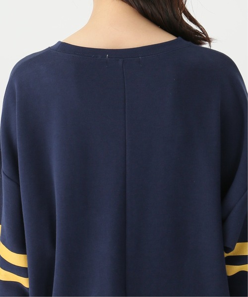 Simplicite（サンプリシテ）の「FOOTBALL BIG TEE◆（Tシャツ/カットソー・レディース・ネイビー/グリーン・FREE）」の21枚目の写真