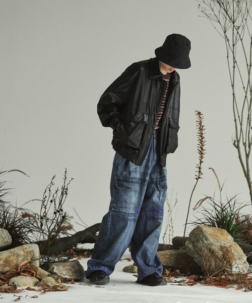 FREAK'S STORE（フリークスストア）の「フェイクレザーブルゾン（ブルゾン・メンズ・ブラック・MEDIUM/LARGE）」の21枚目の写真