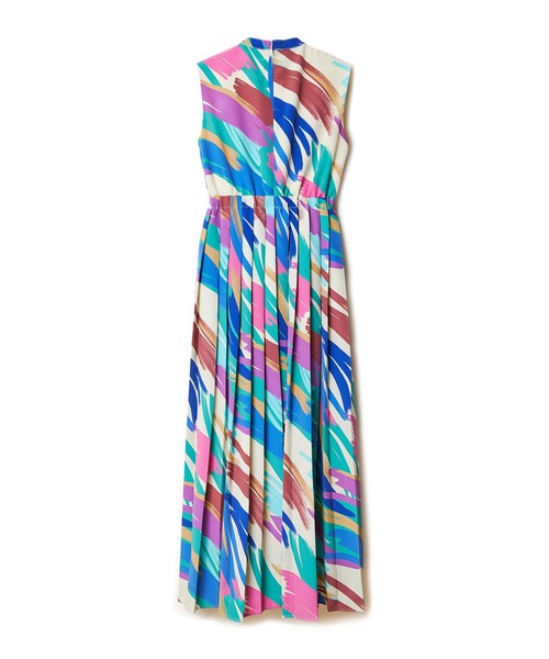 emiriawiz（エミリアウィズ）の「幾何学柄プリーツワンピース