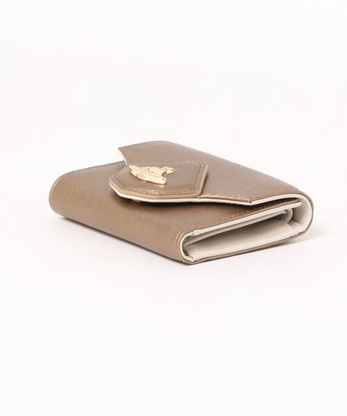 Vivienne Westwood(ヴィヴィアンウエストウッド)の「51010039/40565VICTORIA FOLDED WALLET WITH COIN POCKET(財布・レディース・ゴールド/グリーン/ブラック・FREE)」の6枚目の写真