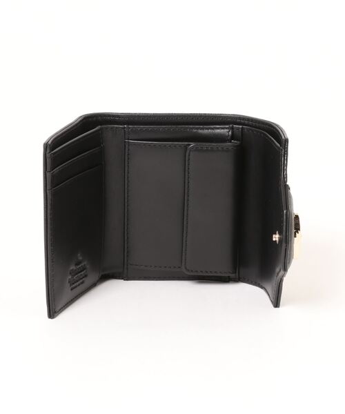 Vivienne Westwood(ヴィヴィアンウエストウッド)の「51010039/40565VICTORIA FOLDED WALLET WITH COIN POCKET(財布・レディース・ゴールド/グリーン/ブラック・FREE)」の7枚目の写真