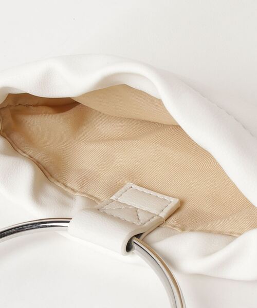 WEGO（ウィゴー）の「WEGO/マルチリング巾着ポシェット（ショルダーバッグ・レディース・ホワイト/グリーン/ブラック・FREE）」の22枚目の写真