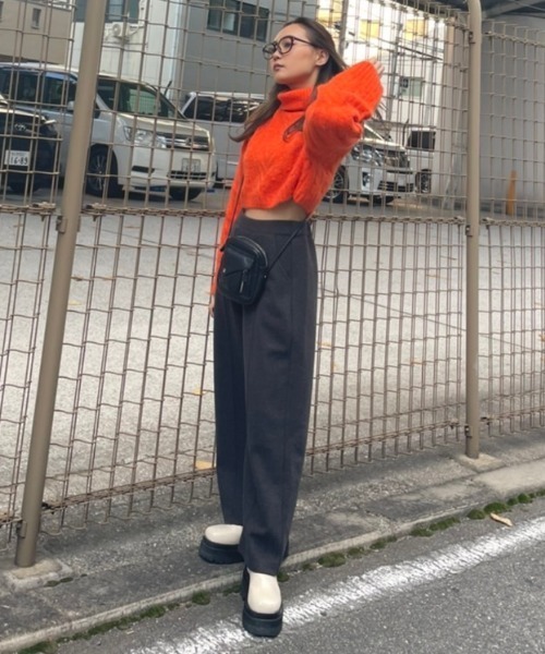 AZUL ENCANTO（アズールエンカント）の「メルトンパンツ（その他パンツ・レディース・チャコールグレー/モカ/ライトベージュ・FREE）」の19枚目の写真