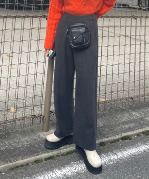 AZUL ENCANTO（アズールエンカント）の「メルトンパンツ（その他パンツ・レディース・チャコールグレー/モカ/ライトベージュ・FREE）」の14枚目の写真