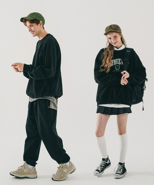 WV PROJECT（ダブリューブイプロジェクト）の「WV PROJECT(ダブリューブイプロジェクト) / リバーシブルクルーネックスウェット EASY REVERSIBLE SWEATSHIRT（スウェット・メンズ・ブラック/グレー/オートミール・S/M/L）」の18枚目の写真