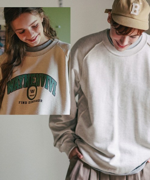 WV PROJECT（ダブリューブイプロジェクト）の「WV PROJECT(ダブリューブイプロジェクト) / リバーシブルクルーネックスウェット EASY REVERSIBLE SWEATSHIRT（スウェット・メンズ・ブラック/グレー/オートミール・S/M/L）」の5枚目の写真