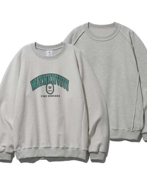 WV PROJECT（ダブリューブイプロジェクト）の「WV PROJECT(ダブリューブイプロジェクト) / リバーシブルクルーネックスウェット EASY REVERSIBLE SWEATSHIRT（スウェット・メンズ・ブラック/グレー/オートミール・S/M/L）」の12枚目の写真