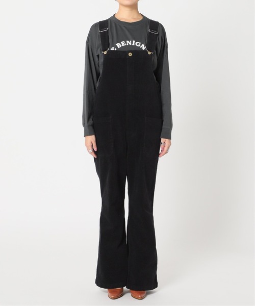 Simplicite（サンプリシテ）の「16ウェルコールサロペット◆（サロペット/オーバーオール・レディース・ブラック/アイボリー・FREE）」の21枚目の写真