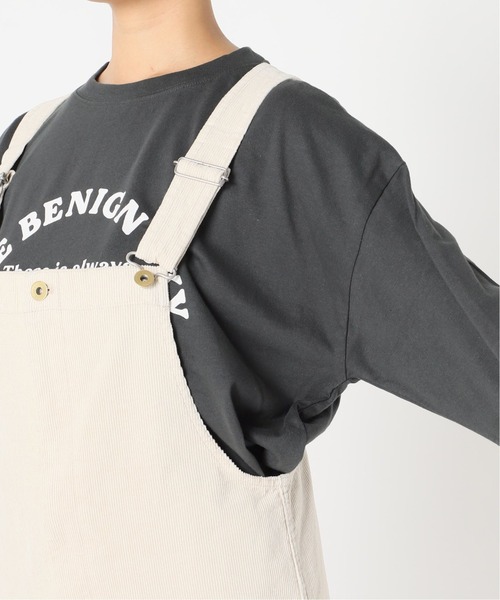 Simplicite（サンプリシテ）の「16ウェルコールサロペット◆（サロペット/オーバーオール・レディース・ブラック/アイボリー・FREE）」の13枚目の写真