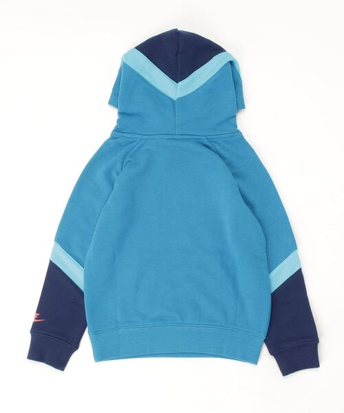 NIKE（ナイキ）の「NIKE/ナイキ パーカー 暖か 裏起毛86H975-C6L（パーカー・キッズ・ブルー・110cm/115cm/105cm/120cm）」の2枚目の写真