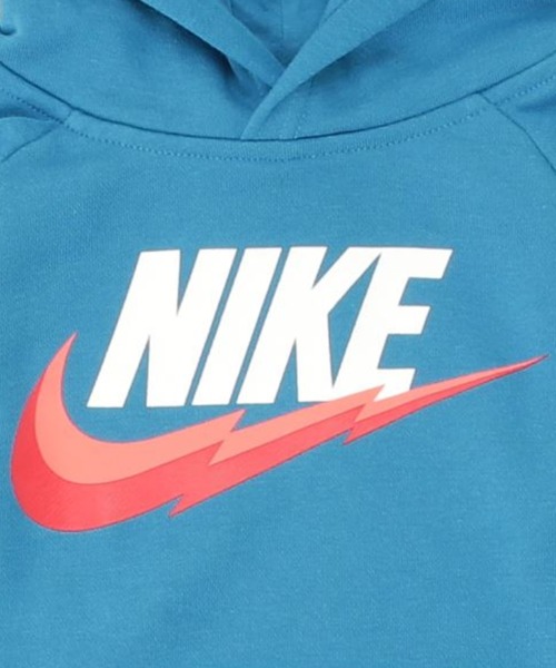 NIKE（ナイキ）の「NIKE/ナイキ パーカー 暖か 裏起毛86H975-C6L（パーカー・キッズ・ブルー・110cm/115cm/105cm/120cm）」の3枚目の写真