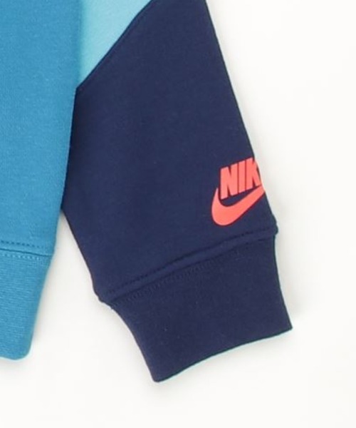 NIKE（ナイキ）の「NIKE/ナイキ パーカー 暖か 裏起毛86H975-C6L（パーカー・キッズ・ブルー・110cm/115cm/105cm/120cm）」の4枚目の写真