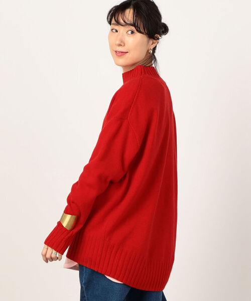 Rie Miller(リエミラー)の「ハイネックラウンドテールプルオーバーニット(ニット/セーター・レディース・レッド/ライトブルー/ベージュ/ピンク・38)」の16枚目の写真