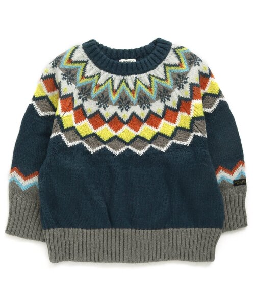 セール フェアアイルニット ニット セーター F O Kids エフオーキッズ のファッション通販 Zozotown セール フェアアイルニット ニット セーター F O Kids エフオーキッズ のファッション通販 Zozotown