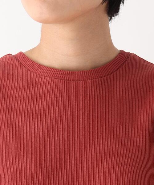AG by aquagirl(エージーバイアクアガール)の「◆テレコ異素材スリーブワンピース【WEB限定サイズ】(ワンピース・レディース・ブラック/ベージュ/レンガ・40/38/36)」の15枚目の写真