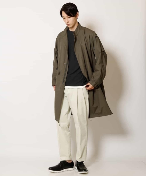 a.v.v（アーヴェヴェ）の「【一枚でもおしゃれ見え】フェイクレイヤードカットソー（Tシャツ/カットソー・メンズ・チャコールグレー/グリーン/ボルドー・46/50/44/48）」の11枚目の写真