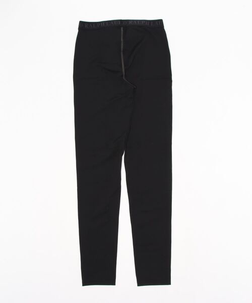 POLO RALPH LAUREN(ポロ ラルフ ローレン)の「POLO RALPH LAUREN レディース ストレッチ フラットシーム ワンポイント 10分丈 レギンスパンツ 03228761(レギンス/スパッツ・レディース・チャコール/ブラック・M/L)」の3枚目の写真