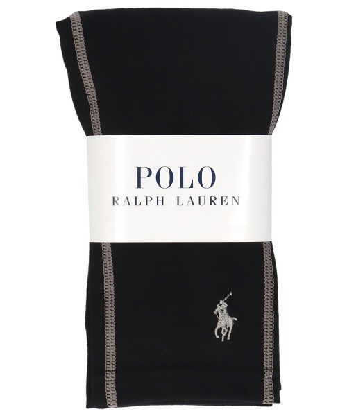 POLO RALPH LAUREN(ポロ ラルフ ローレン)の「POLO RALPH LAUREN レディース ストレッチ フラットシーム ワンポイント 10分丈 レギンスパンツ 03228761(レギンス/スパッツ・レディース・チャコール/ブラック・M/L)」の2枚目の写真