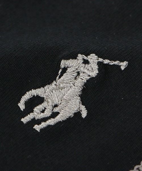 POLO RALPH LAUREN(ポロ ラルフ ローレン)の「POLO RALPH LAUREN レディース ストレッチ フラットシーム ワンポイント 10分丈 レギンスパンツ 03228761(レギンス/スパッツ・レディース・チャコール/ブラック・M/L)」の5枚目の写真
