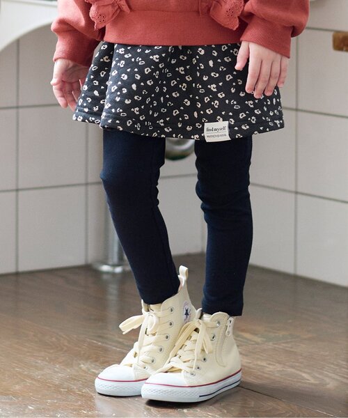 BREEZE(ブリーズ)の「レギンス付きスカート 10分丈(スカート・キッズ・エンジ/ブラック/ベージュ・80/100/110/130/120/90)」の2枚目の写真