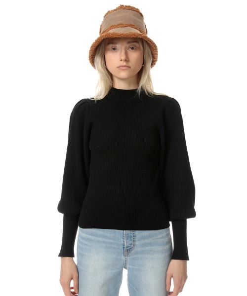 SLY（スライ）の「H/N PUFF SLEEVE TOPS ハイネック