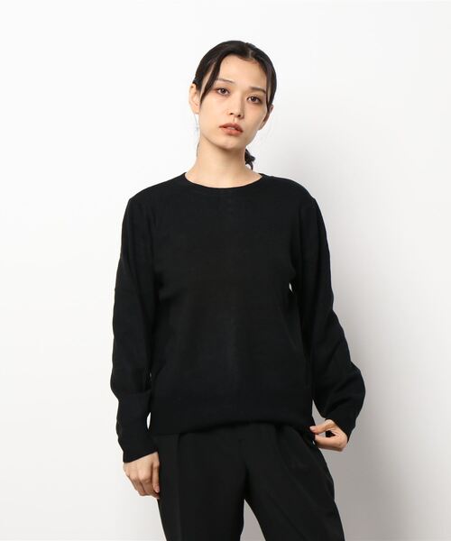 Te chichi(テチチ)の「バックパール釦ニット(ニット/セーター・レディース・ブラック/グレー/ライトベージュ・フリ-)」の5枚目の写真