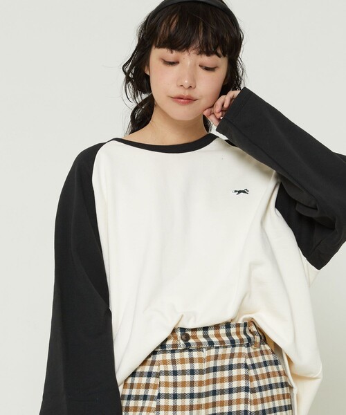 FREAK'S STORE（フリークスストア）の「TOWN CRAFT × FREAK'S STORE/タウンクラフト the FOXベースボールスウェットプルオーバー（スウェット・レディース・レッド/ブラック/グリーン・ﾌﾘ-）」の4枚目の写真