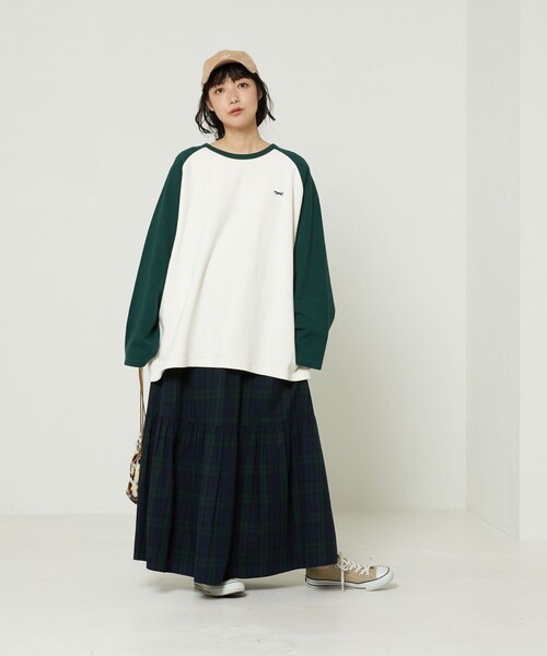 FREAK'S STORE（フリークスストア）の「TOWN CRAFT × FREAK'S STORE/タウンクラフト the FOXベースボールスウェットプルオーバー（スウェット・レディース・レッド/ブラック/グリーン・ﾌﾘ-）」の19枚目の写真