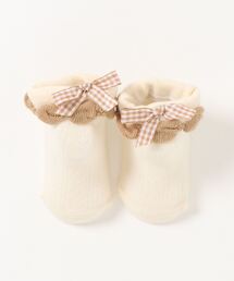 kladskap | リボン付フリルカップソックス(ベビーシューズ/ベビーソックス)