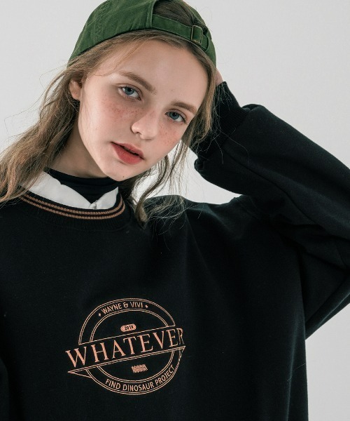 WV PROJECT（ダブリューブイプロジェクト）の「WV Project / Rapla Sweatshirts（スウェット・レディース・ブラック/オートミール/カーキ/ネイビー・M/L/S）」の2枚目の写真