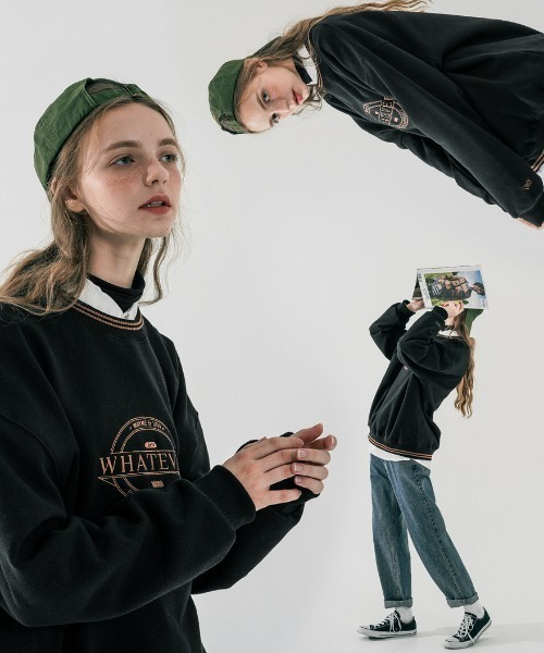 WV PROJECT（ダブリューブイプロジェクト）の「WV Project / Rapla Sweatshirts（スウェット・レディース・ブラック/オートミール/カーキ/ネイビー・M/L/S）」の7枚目の写真