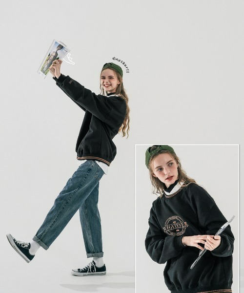 WV PROJECT（ダブリューブイプロジェクト）の「WV Project / Rapla Sweatshirts（スウェット・レディース・ブラック/オートミール/カーキ/ネイビー・M/L/S）」の8枚目の写真