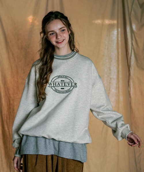 WV PROJECT（ダブリューブイプロジェクト）の「WV Project / Rapla Sweatshirts（スウェット・レディース・ブラック/オートミール/カーキ/ネイビー・M/L/S）」の11枚目の写真