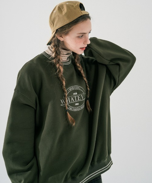 WV PROJECT（ダブリューブイプロジェクト）の「WV Project / Rapla Sweatshirts（スウェット・レディース・ブラック/オートミール/カーキ/ネイビー・M/L/S）」の15枚目の写真