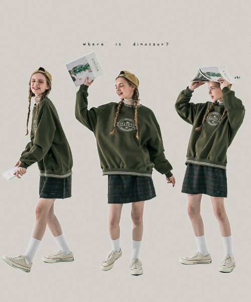 WV PROJECT（ダブリューブイプロジェクト）の「WV Project / Rapla Sweatshirts（スウェット・レディース・ブラック/オートミール/カーキ/ネイビー・M/L/S）」の17枚目の写真